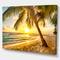 Designart - Tropical Island - Sea & Shore Photographic on wrapped Canvas